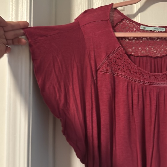 Maurices beautiful dark rose top. - Picture 3 of 4